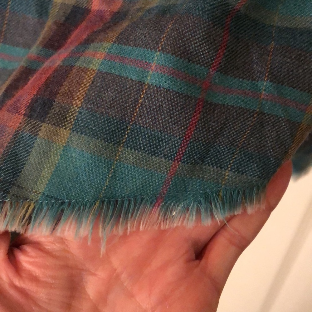 Blue Plaid Button Down Flannel Shirt - Picture 5 of 16